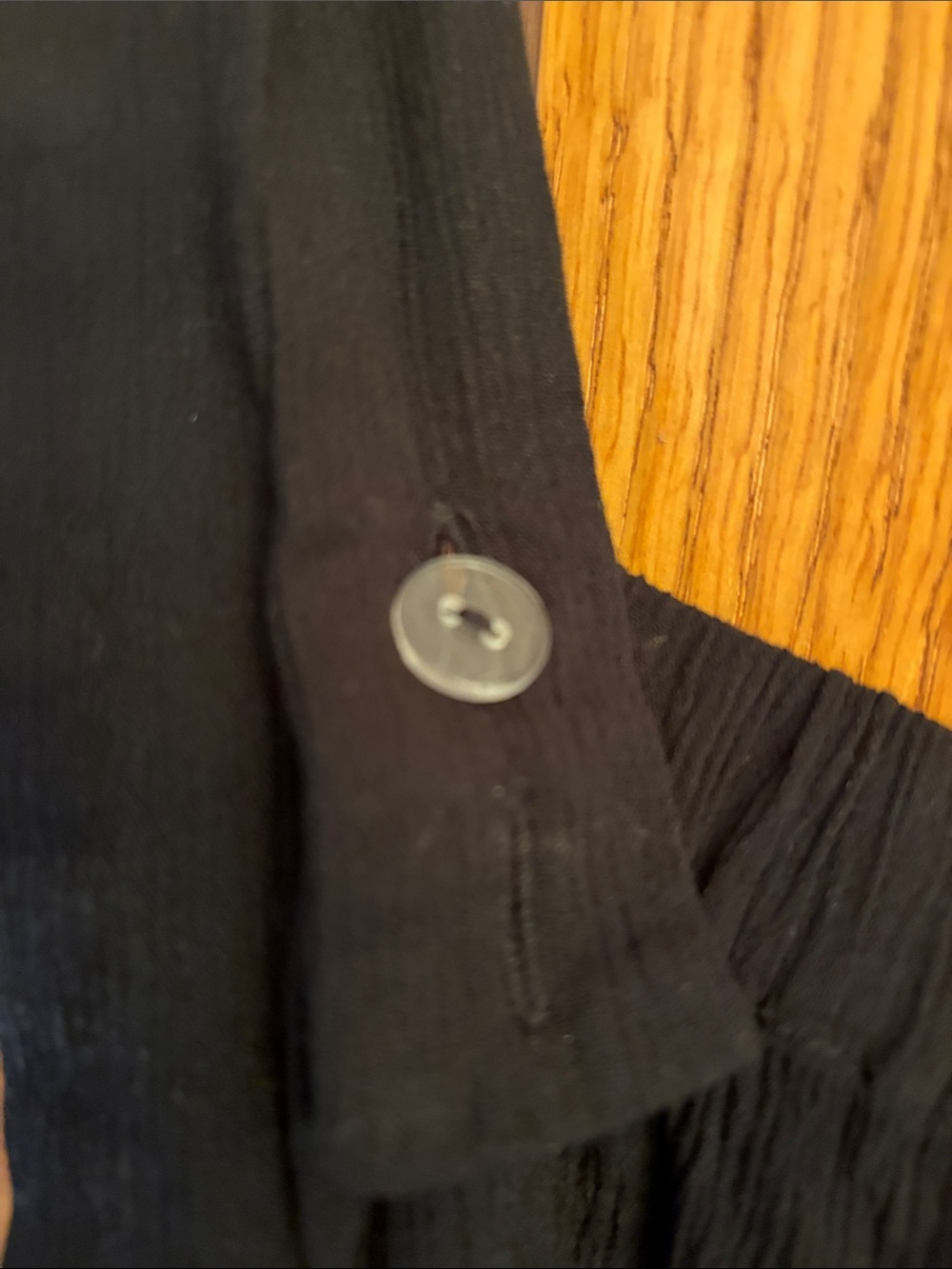 NWT Maurice’s Black Embroidered Handkerchief Hem Tank Top -Size M - Picture 4 of 5